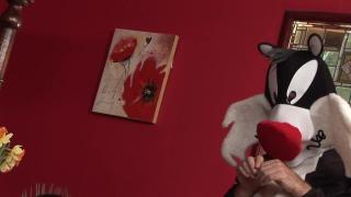 Jeny Baby gives a Blowjob in Front of a Hard Puppet 1