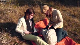 Two Lesbians have a Picnic and have Sex then and there Outdoors 1