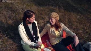 Two Lesbians have a Picnic and have Sex then and there Outdoors 2