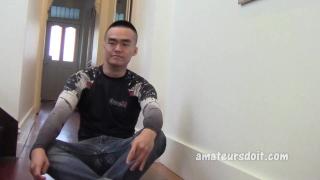 Chinese Asian Australian Jock Tells us he's Good looking & Loves Nipple Play when getting off 5