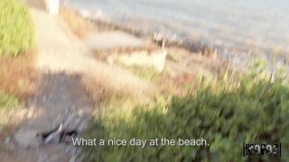 Mofos - Jordi El Nino Polla goes to the Beach & Sees Hot Redhead Piikara being Hot & Topless 2