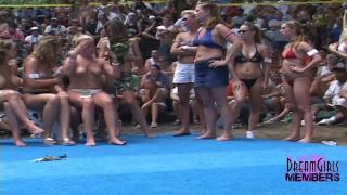 Raunchy Housewife Bikini Contest at a Nudist Resort #1 6
