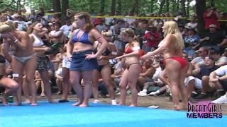 Raunchy Housewife Bikini Contest at a Nudist Resort #1 7
