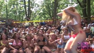 Raunchy Housewife Bikini Contest at a Nudist Resort #2 11