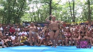 Raunchy Housewife Bikini Contest at a Nudist Resort #2 12
