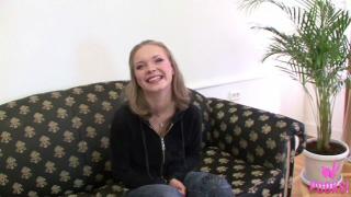 Cute all Natural Blondie Bridget Sits and Bounces on that Raging Hard Dick! 2