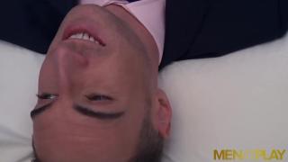 MENATPLAY Suited Doctor Mike De Marko Seduces Kayden Gray 1