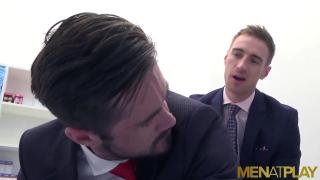 MENATPLAY Suited Doctor Mike De Marko Seduces Kayden Gray 7