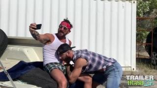 TRAILERTRASHBOYS Daddy Vince Parker Barebacks Jake Nicola 1