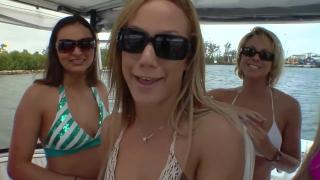 Wild Lesbian Sex Outdoor on a Luxury Boat 1