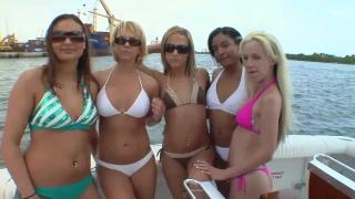 Wild Lesbian Sex Outdoor on a Luxury Boat 7