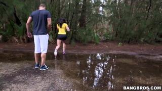 BANGBROS - Brunette PAWG Kendra Lust getting her Thicc Booty Pounded Outdoors 2