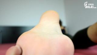 Long Toes and Bare Feet POV (POV Foot Worship, Foot Teasing, Barefoot, Czech Soles, Toes, Soles) 9