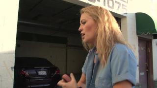 Blonde Lesbian Licking out Female Mechanic's Wet Pussy 3