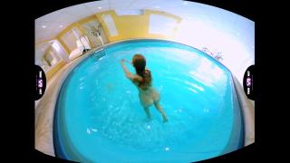 TmwVRnet - Blonde Enjoys Solo Play in a Pool 8