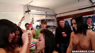 BANGBROS - Rachel Starr, Diamond Kitty, Luna Star and more Pornstars Invading College Dorm 2