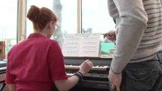 Nerdy Teen in School Uniform Sucks her Piano Instructor's Dick and Gets Analed Hard 2