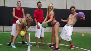 COLLEGE RULES - an Amazing Game of Strip Dodgeball with Gorgeous Teen Students