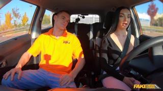 Fake Driving School - Lady Gang Sucks her Driving Instructor's Max Dior Cock & Swallows his Cum 2