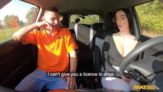 Fake Driving School - Lady Gang Sucks her Driving Instructor's Max Dior Cock & Swallows his Cum 7