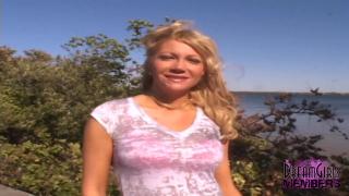 Public Flashing with Hot Blonde MILF Christina Skye 1