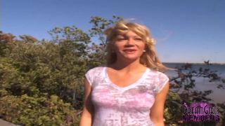 Public Flashing with Hot Blonde MILF Christina Skye 2