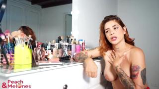 Hot Amelia Show us her Tattoos 6