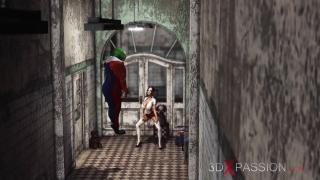Super Hot Sexy College Girl Gets Fucked Hard by an Evil Clown in an Abandoned Hospital 2