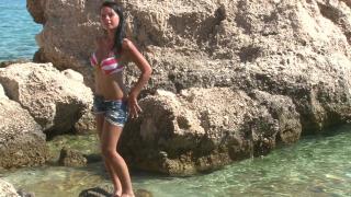 Very Beautiful Young Fine Brazilian Naked on Beach 8