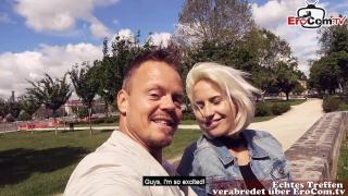 Deutscher Tourist Beim Abschleppen Von Blonder Schlampe in Ungarn Für Echtes Sextreffen