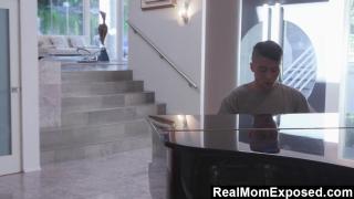RealMomExposed - Hot Stepmom Rachel Cavalli Helps out Distracted Stepson 3