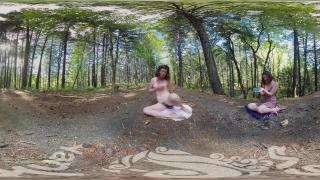 Sexual Yanks VR Turquoise Masturbating Outdoors