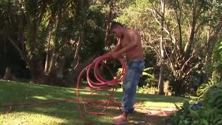 Brazilian Gay Fucks his Muscle Gardener in the Middle of the Field (HOT'S MEN TIME_05) 1