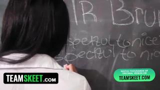 Horny Student Drilled by her Teacher in Classroom 4