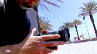 Two Hot Pussies Licking at the Beach to Attract Cocks 1