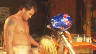 Smoking Hot Blonde Teen with Perfect Pussy Sucks and Rides a Motor Athlete's Hard Dick 4