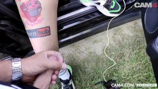 Ladymuffin and Tommy a Canaglia Car Trip Italian Couple Fucking in Public Blowjob Doggystyle | CAM4 10
