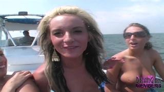 Naked Boat Trip with 4 Hot College Girls in Florida 4