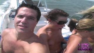 Naked Boat Trip with 4 Hot College Girls in Florida 5