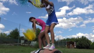 Cheerleader Trampling Fun! 1