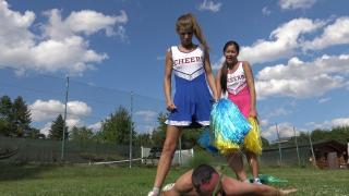 Cheerleader Trampling Fun! 2