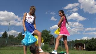 Cheerleader Trampling Fun! 7