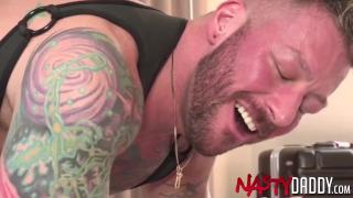 NASTYDADDY Tattooed Dolf Dietrich and Hugh Hunter Raw Breed 11