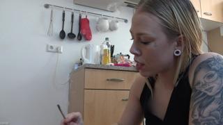 Teen Princess Valery`s Object for Ashtray, Spitting and Slapping! 5