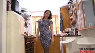 Alicia Baby Tight Dress & Stockings Tease 1