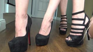 Clean our Shoes before we go out and Meet Men! 11