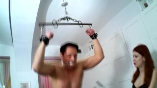 Treadmill Terror in High Heels for Slave Bobby! 3