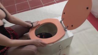 Spitting in Pissing Box! 1