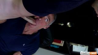 Silver Daddy Step-Dad Principle Fucks his Step-Son in his Office - FamilyCreep 7