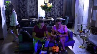 Dane Jones - Nick Ross & Ricky Rascal Play a Video Game when Zombie Yiming Curiosity Bends over 3